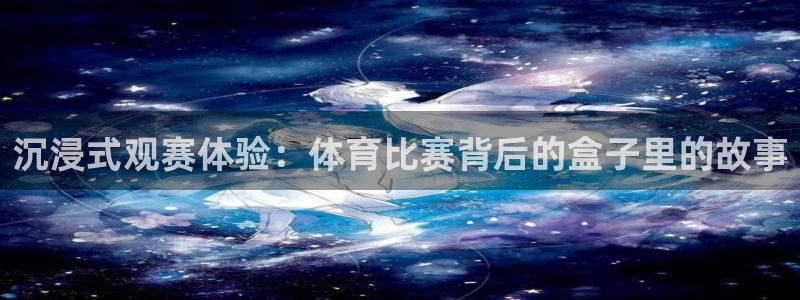 沉浸式观赛体验：体育比赛背后的盒子里的故事